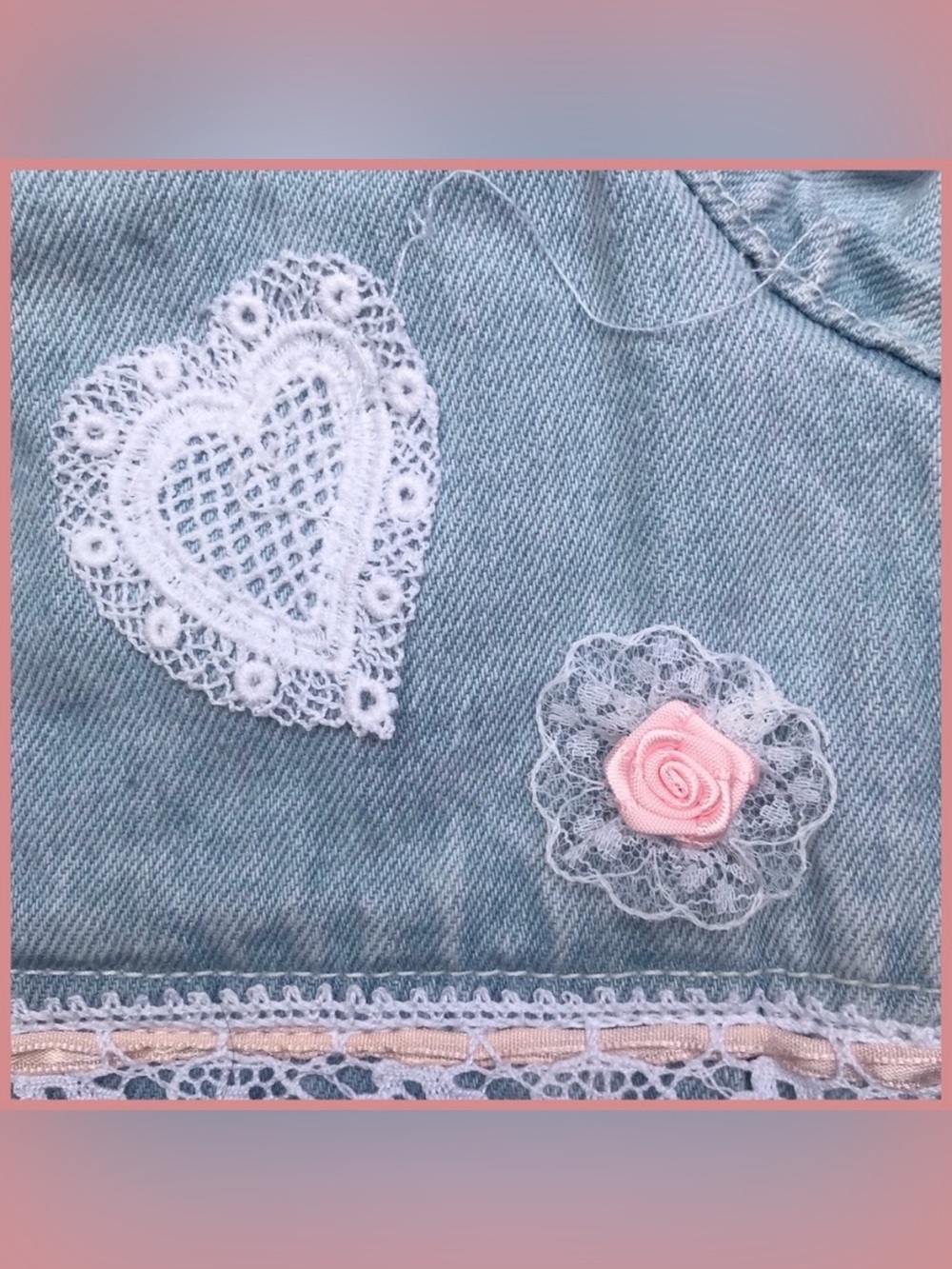 Jordache Embellished Jean Jacket - Picture 5 of 8